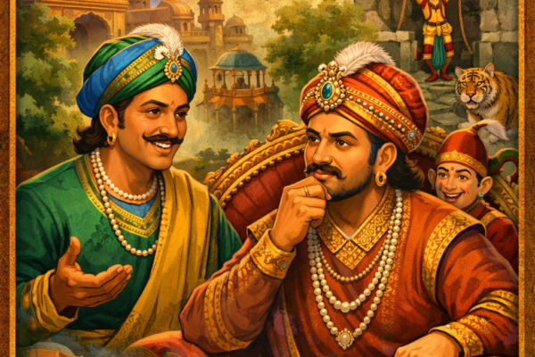 பீர்பால் கதை - அமைதியான பதில்