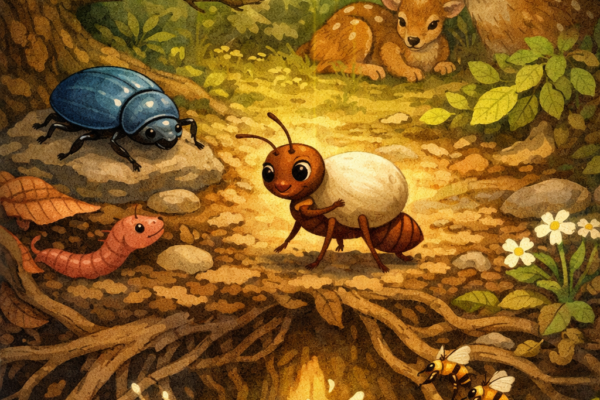 THE INVISIBLE CIRCLE - Story 1, Mira and the Seed That Didn’t Belong