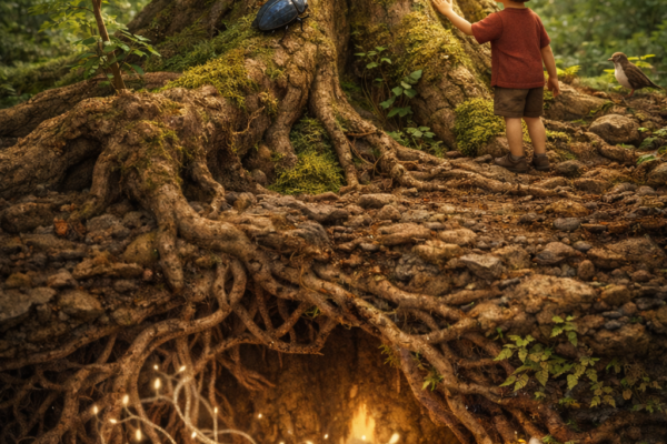 THE INVISIBLE CIRCLE Story 2 · Forest, The Tree Who Spoke Through Its Roots