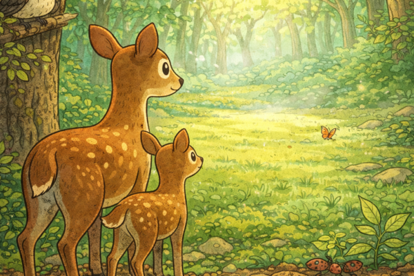 THE INVISIBLE CIRCLE - Story 6 · Forest, The Deer Who Knew When to Wait