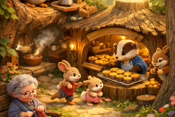 Kind Paws & Clever Minds - Ollie and Pip and the Case of the Missing Muffins