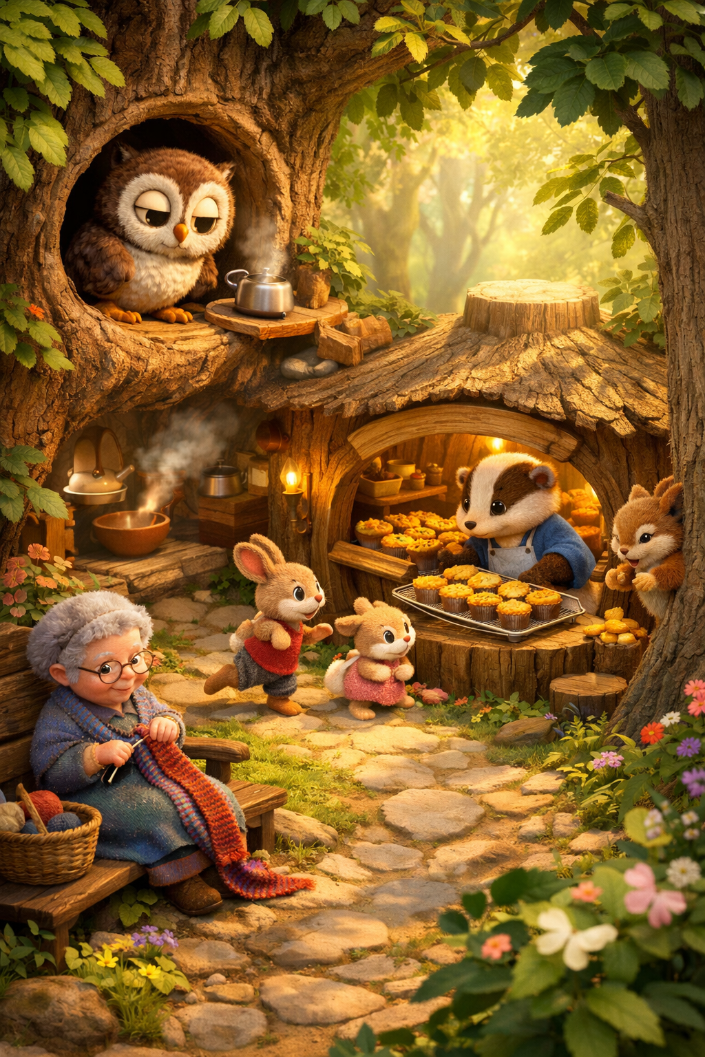 Kind Paws & Clever Minds - Ollie and Pip and the Case of the Missing Muffins