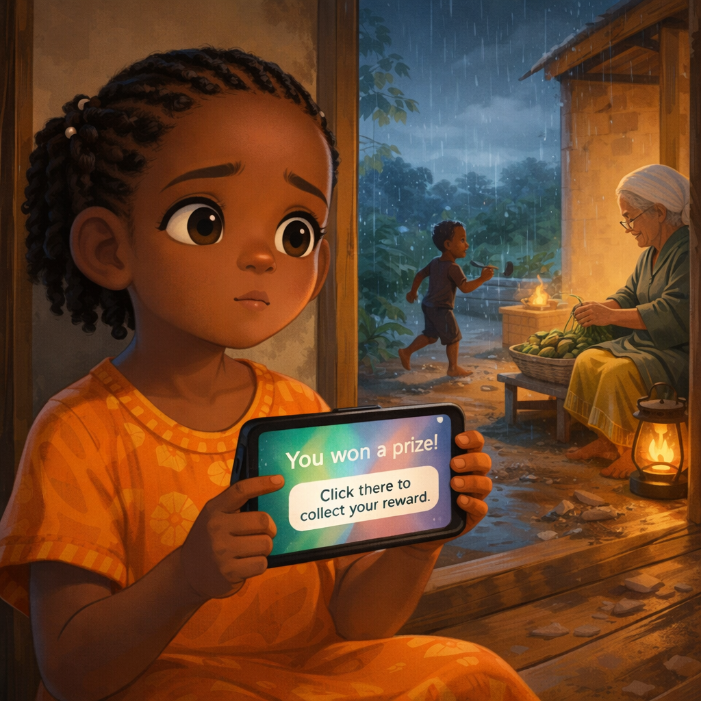 Growing Up Online: When Screens Enter Childhood Story 2 — The Message That Came During the Rain