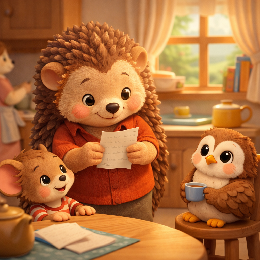 Kind Paws & Clever Minds Story 5 – Ollie, Pip, and Grandpa’s “Very Important” List