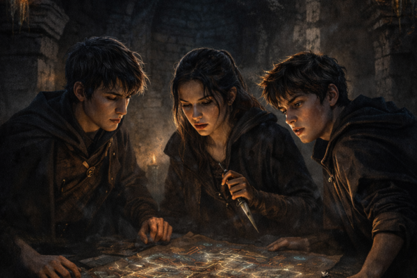 Shadows Don’t Sleep Secrets watch. Darkness listens. Story 2: The Map That Lied