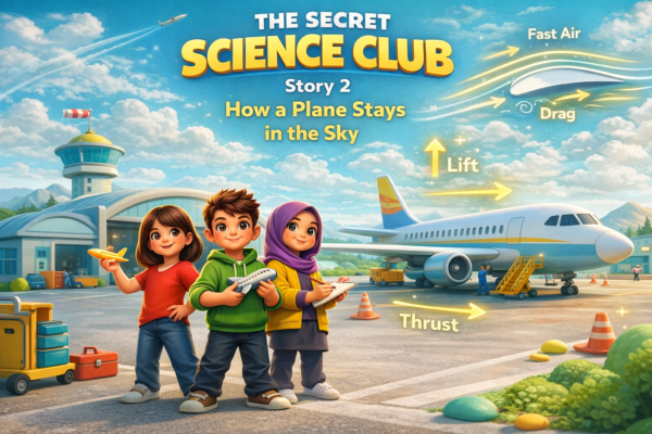 The Secret Science Club Story 2: How a Plane Stays in the Sky