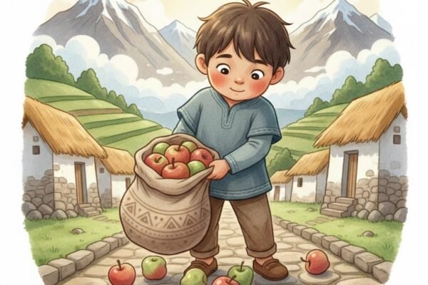 True Stories for Young Hearts Story 3: The Boy Who Carried Too Many Apples