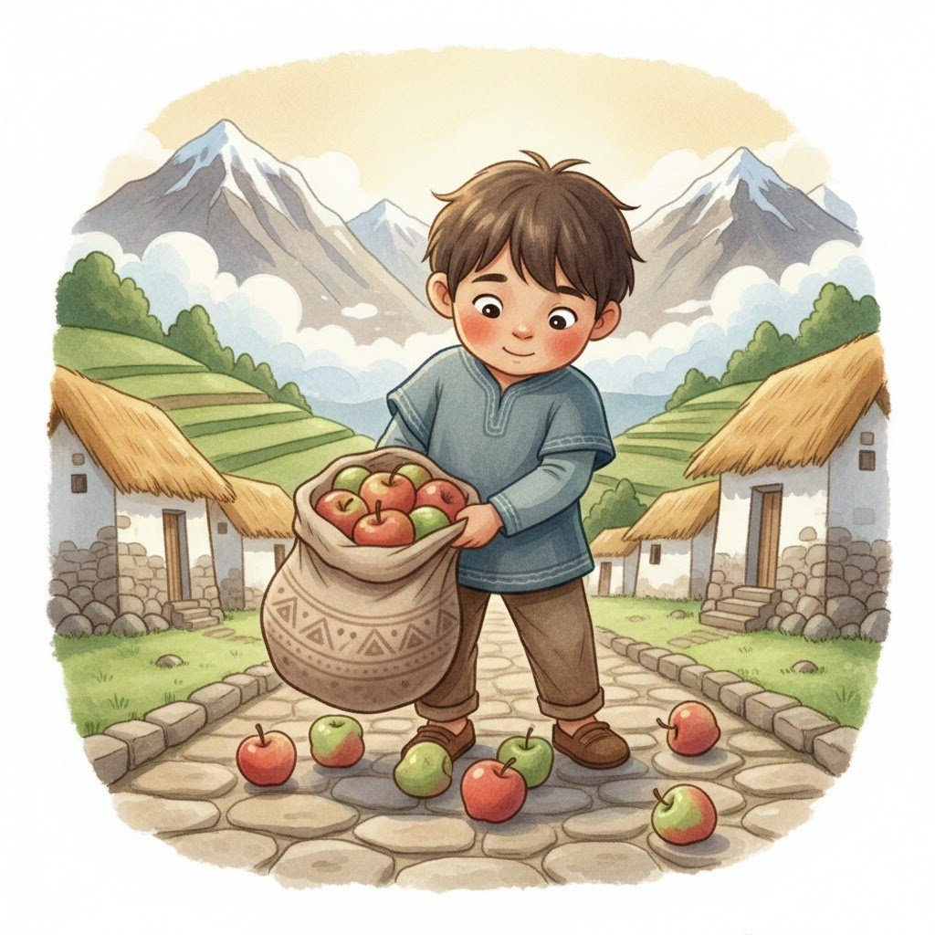True Stories for Young Hearts Story 3: The Boy Who Carried Too Many Apples