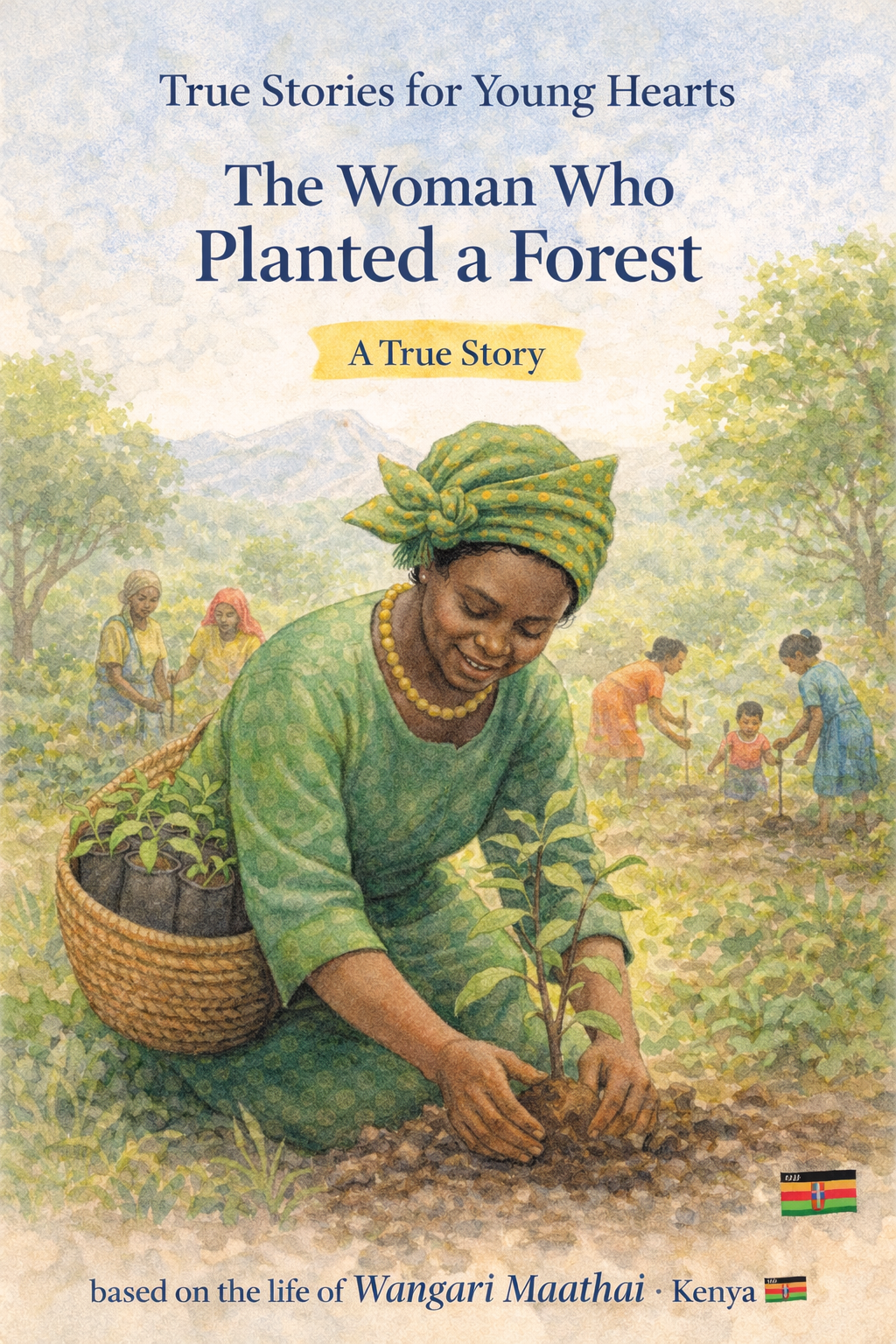 True Stories for Young Hearts Story 8: The Woman Who Planted a Forest A True Story Hero: Wangari Maathai Country: Kenya 🇰🇪