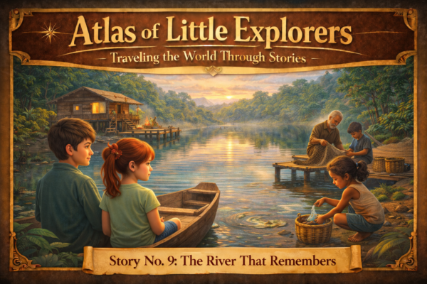 Atlas of Little Explorers: Traveling the World Through Stories Story No. 9: The River That Remembers