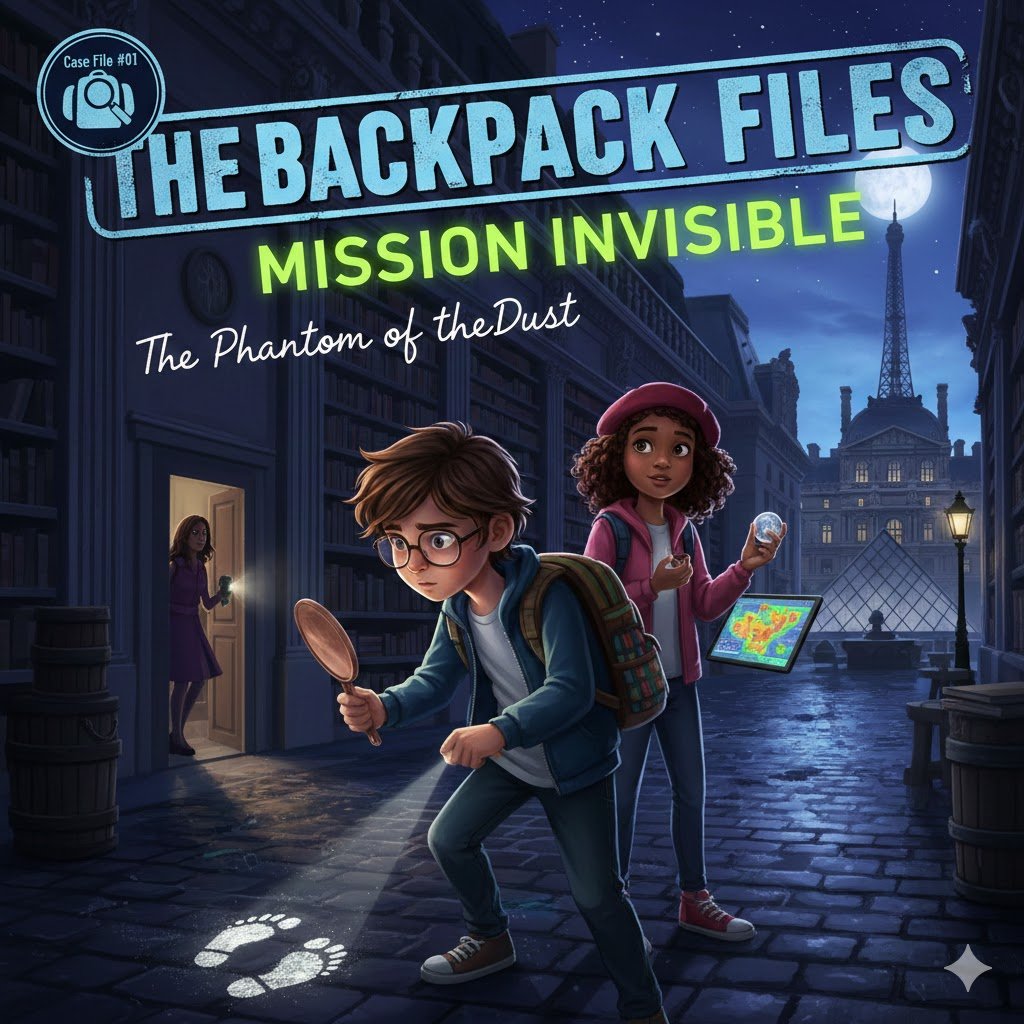THE BACKPACK FILES: MISSION INVISIBLE Case File #01: The Phantom of the Louvre