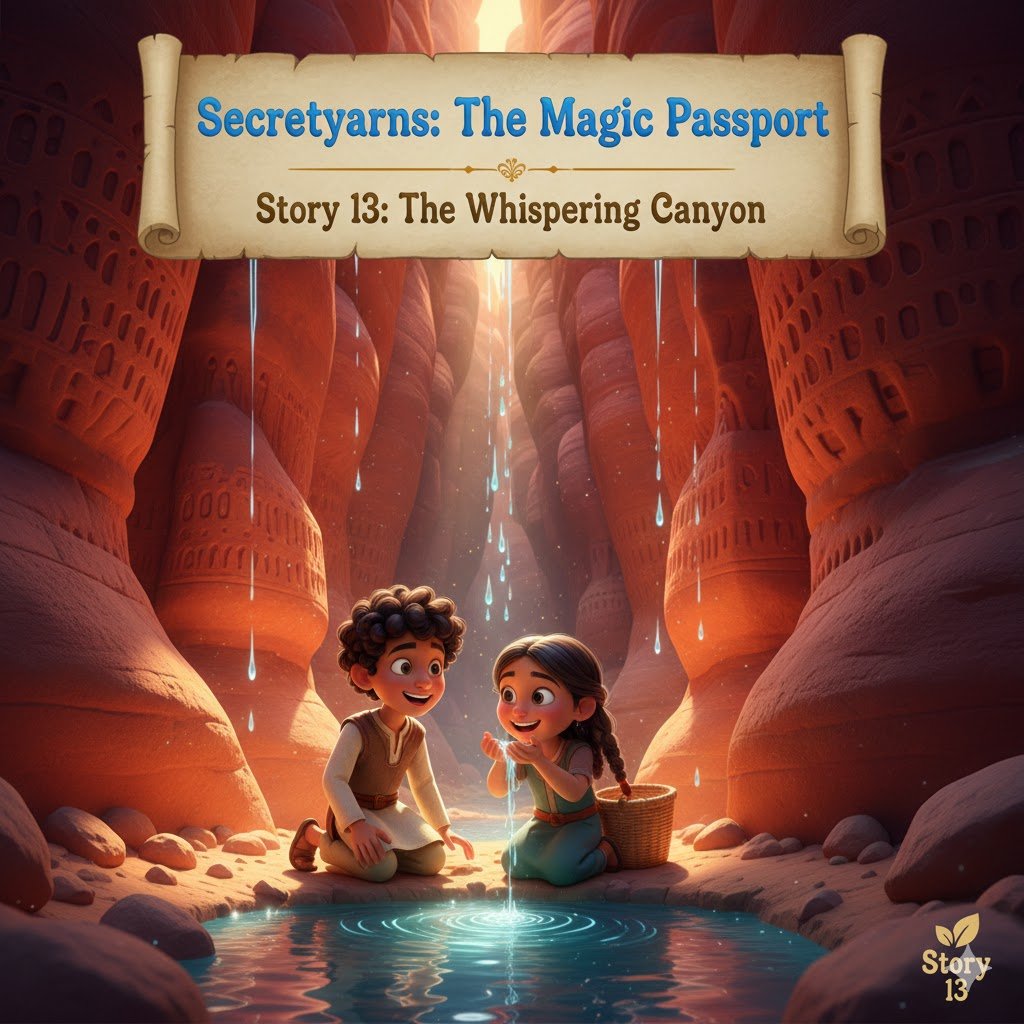 The Magic Passport Story 13: The Whispering Canyon (A Story from Jordan)