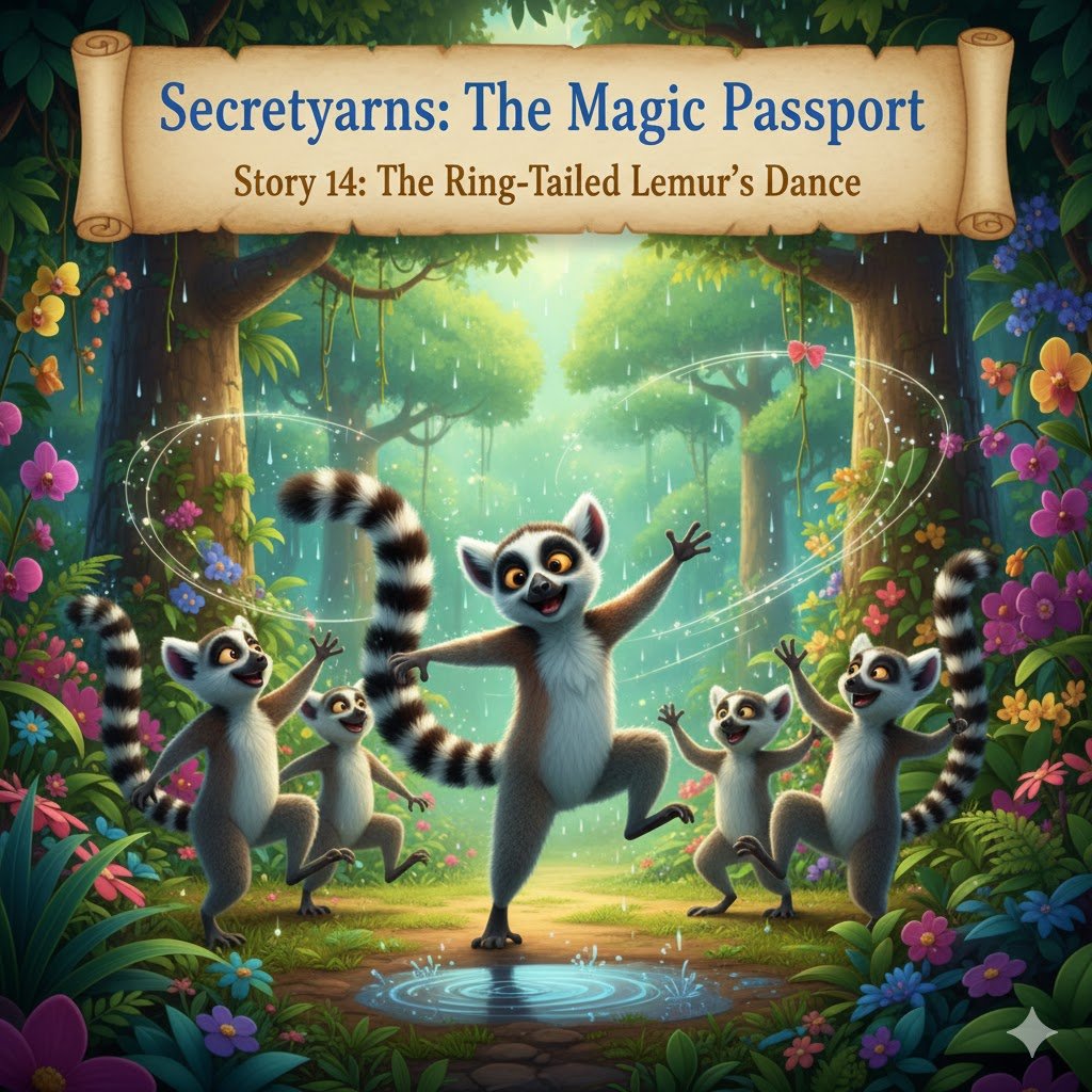 Story 14: The Ring-Tailed Lemur's Dance (A Story from Madagascar)