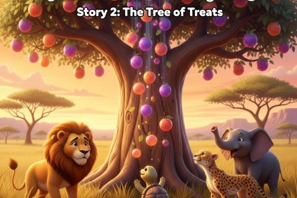 The magic passport -Story 2: The Tree of Treats (A Story from the African Savanna)