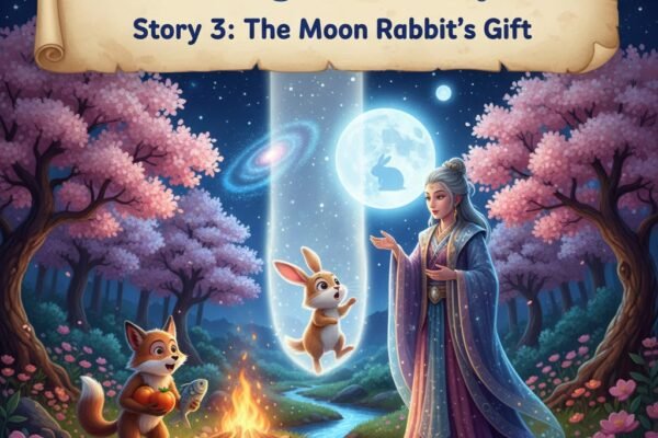 Story 3: The Moon Rabbit’s Gift (A Story from Japan)