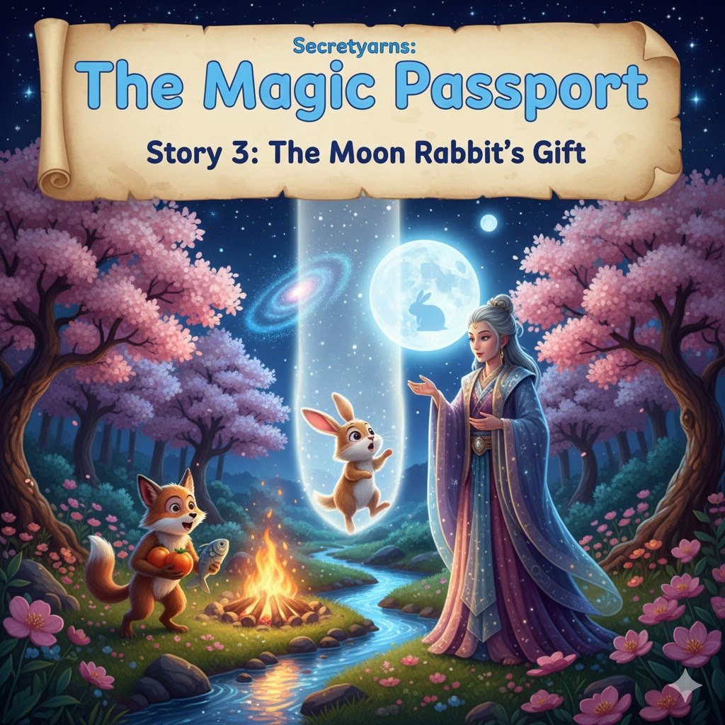 Story 3: The Moon Rabbit’s Gift (A Story from Japan)
