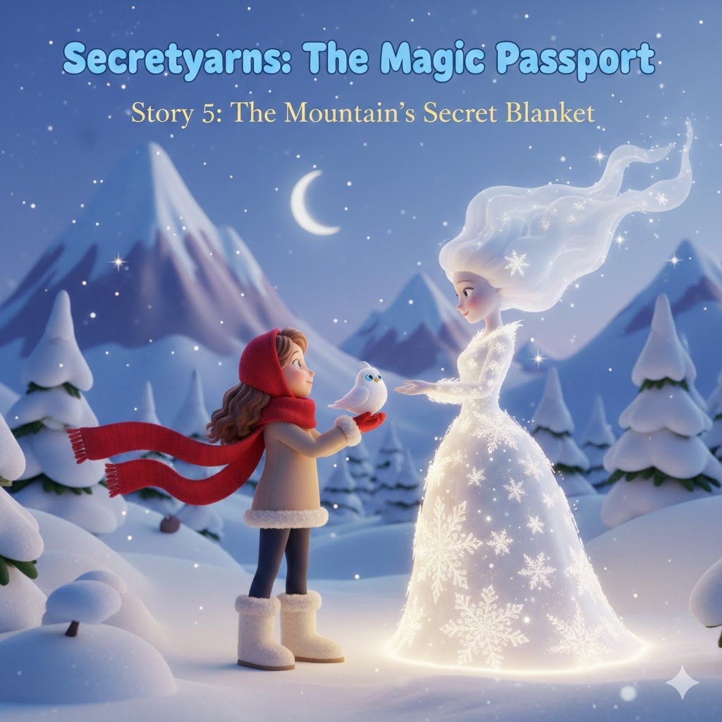 The Magic Passport Story 5: The Mountain’s Secret Blanket (A Story from the Alps)