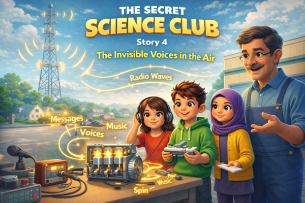 The Secret Science Club Story 4: The Invisible Voices in the Air