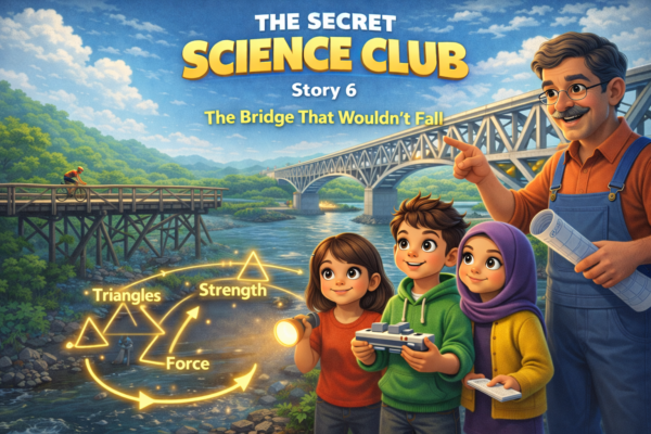 The Secret Science Club Story 6: The Bridge That Wouldn’t Fall