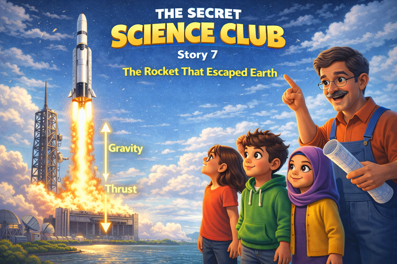 The Secret Science Club Story 7: The Rocket That Escaped Earth