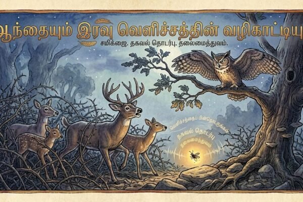 ஆந்தையும் இரவு வெளிச்சத்தின் வழிகாட்டியும்