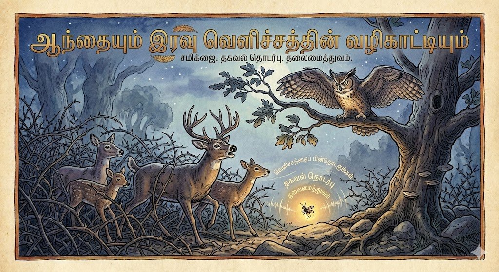 ஆந்தையும் இரவு வெளிச்சத்தின் வழிகாட்டியும்