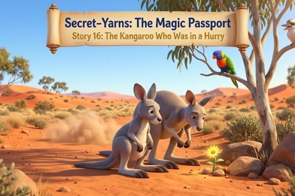 Story 16: The Kangaroo Who Was in a Hurry (A Story from Australia)