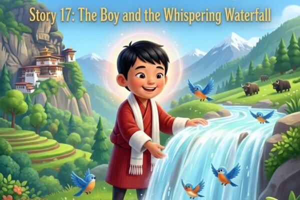 Story 17: The Boy and the Whispering Waterfall (A Story from Bhutan)