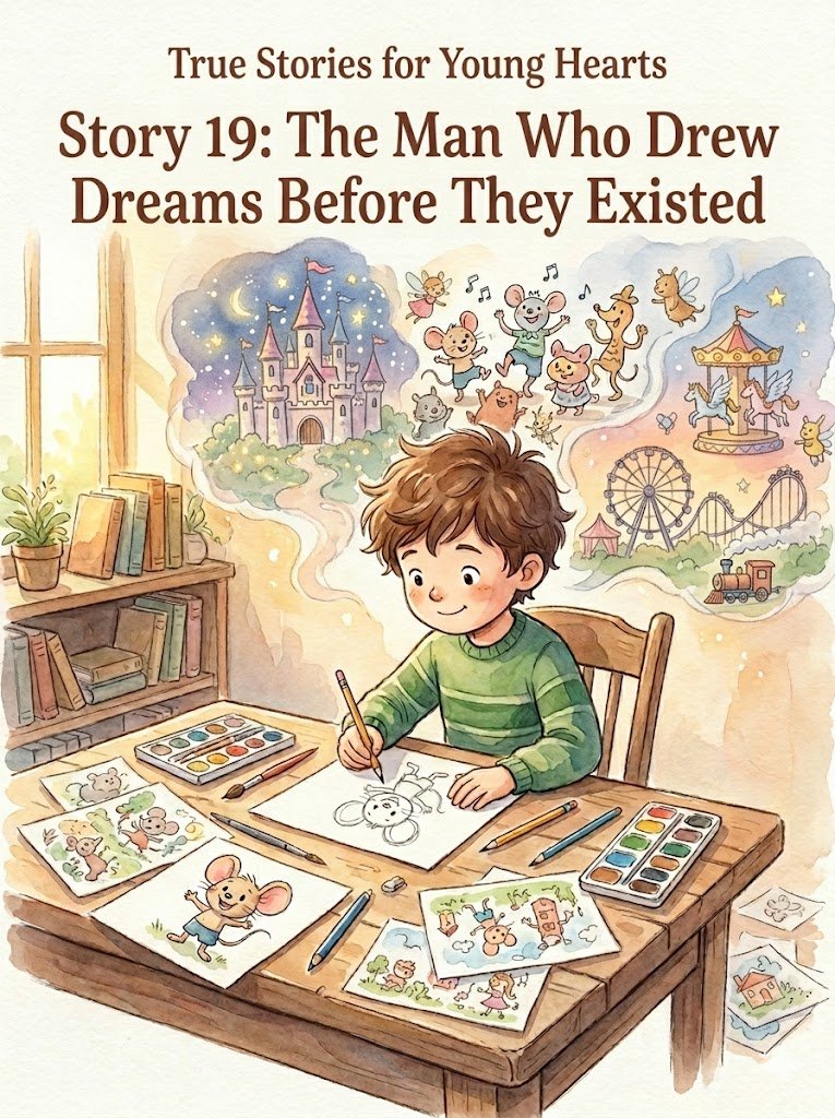 True Stories for Young Hearts Story 19: The Man Who Drew Dreams Before They Existed