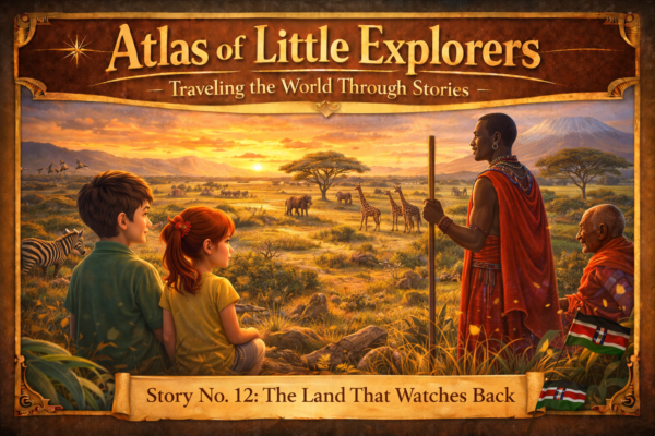 Atlas of Little Explorers: Traveling the World Through Stories Story No. 12: The Land That Watches Back