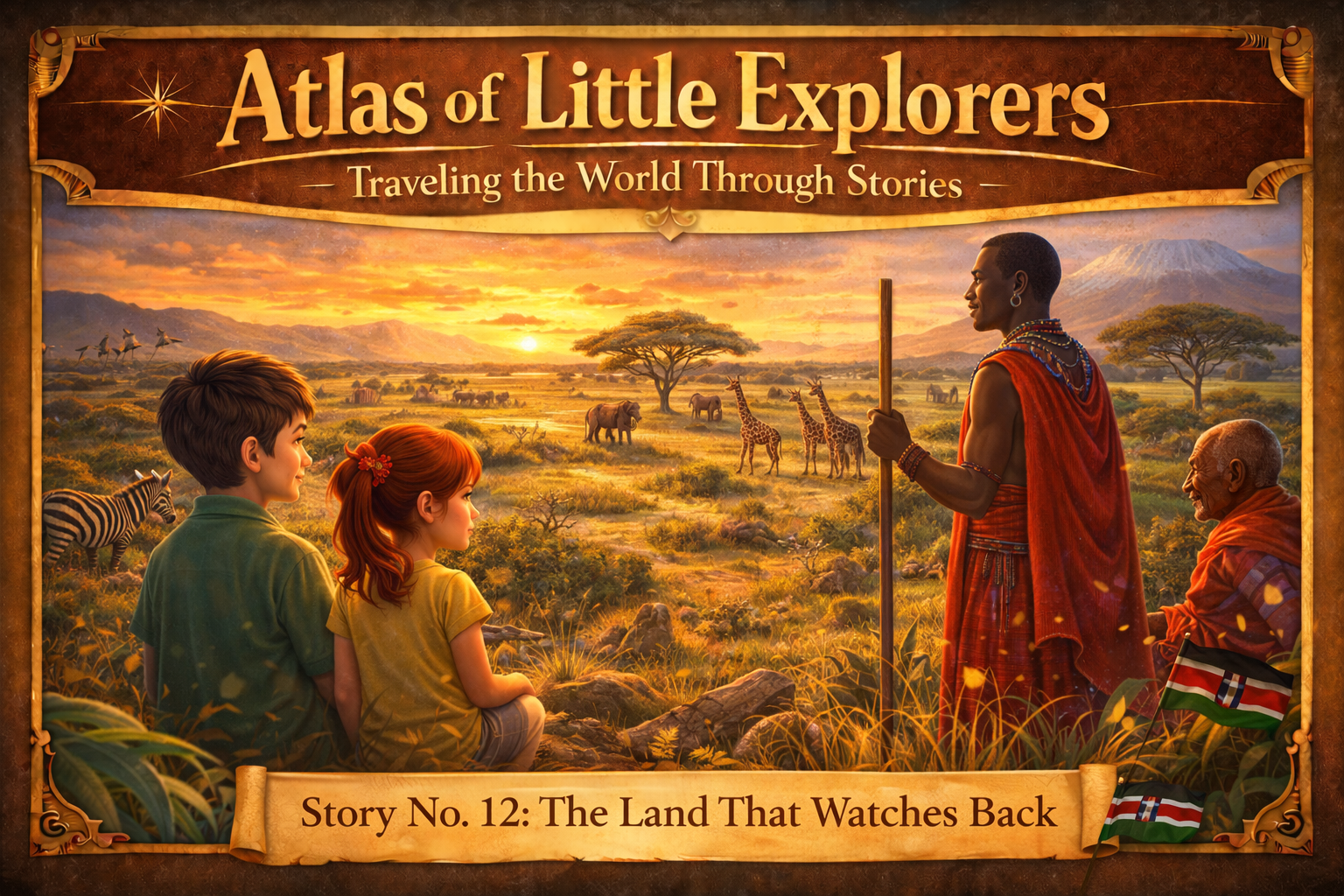 Atlas of Little Explorers: Traveling the World Through Stories Story No. 12: The Land That Watches Back