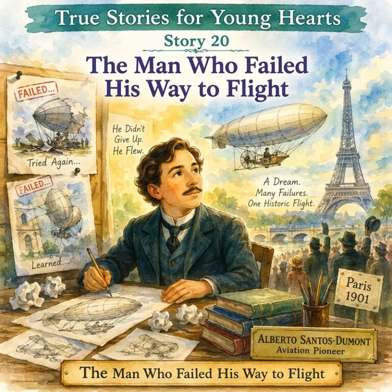 True Stories for Young Hearts Story 20: The Man Who Failed His Way to Flight