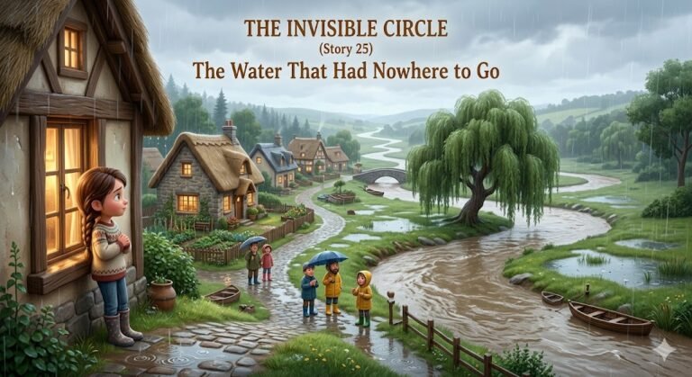 THE INVISIBLE CIRCLE - Story 25 River & Village The Water That Had Nowhere to Go
